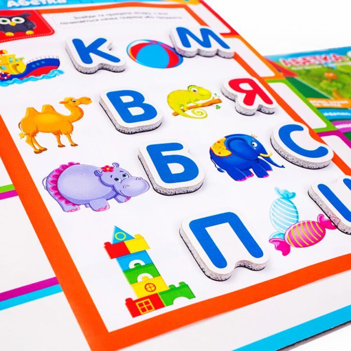 Развивающая игрушка Vladi Toys Азбука с магнитной доской укр (VT5412-01) изображение 5