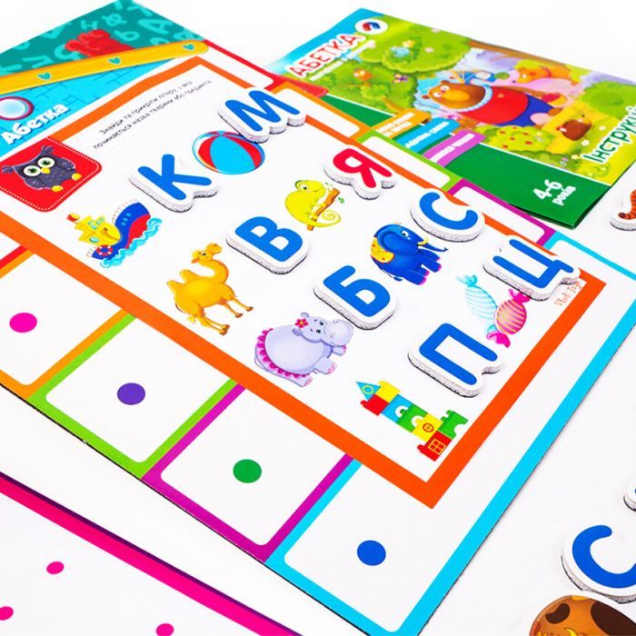 Развивающая игрушка Vladi Toys Азбука с магнитной доской укр (VT5412-01) изображение 6