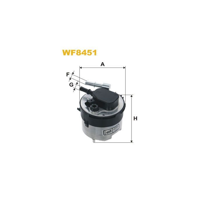 Фильтр топливный Wixfiltron WF8451
