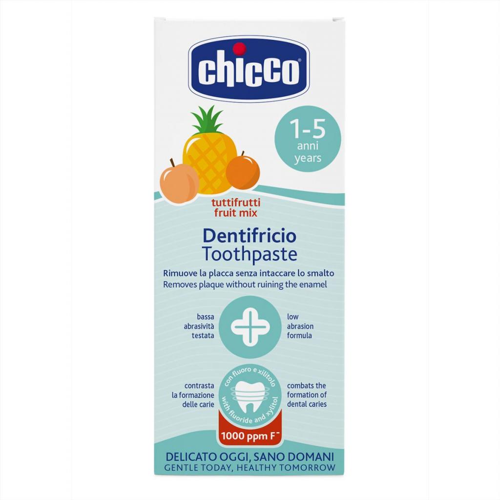 Дитяча зубна паста Chicco Фруктовий коктейль з фтором 50 мл (10608.00) зображення 2