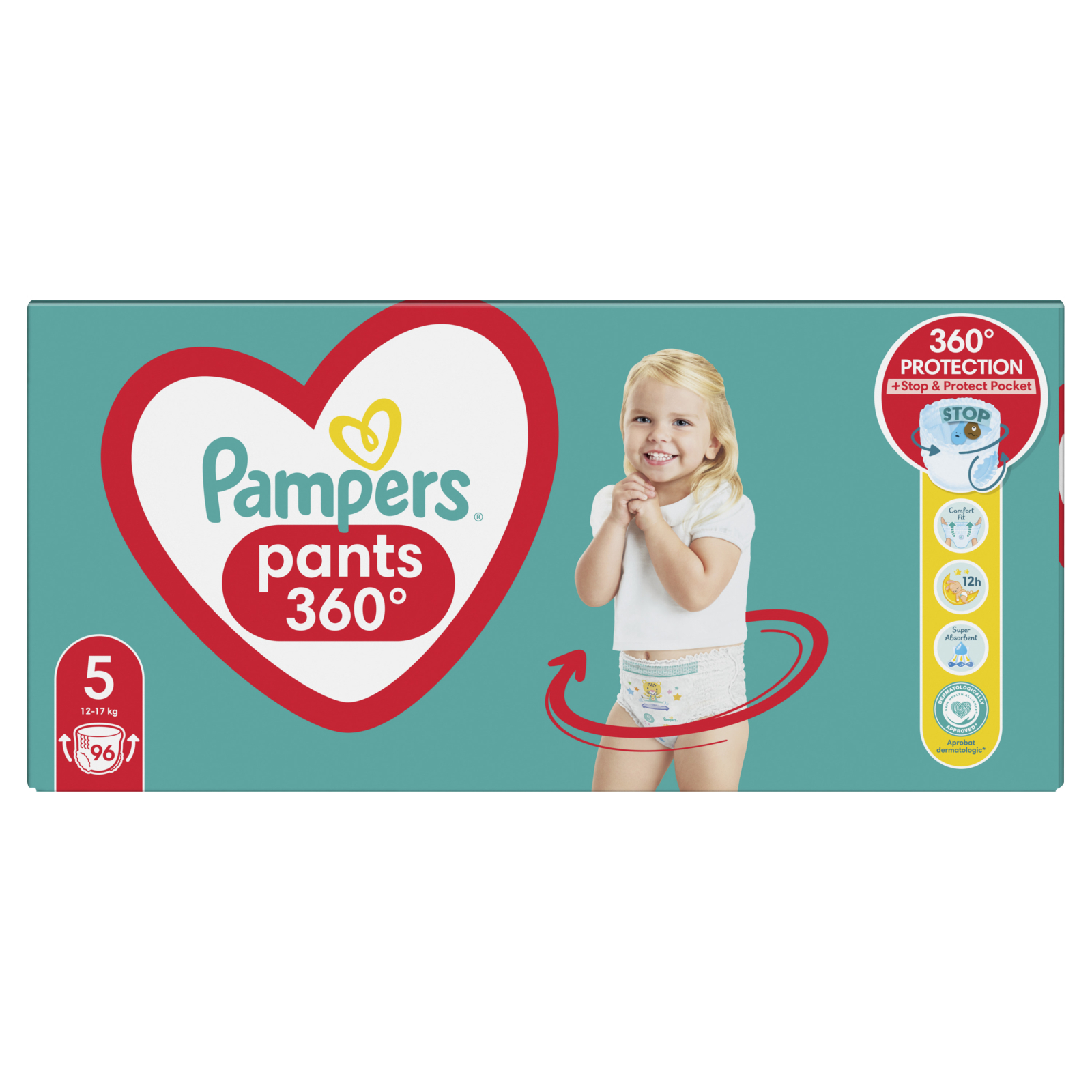Підгузки Pampers Pants Junior 5 (12-17 кг), 28 шт (8001090414298) зображення 2