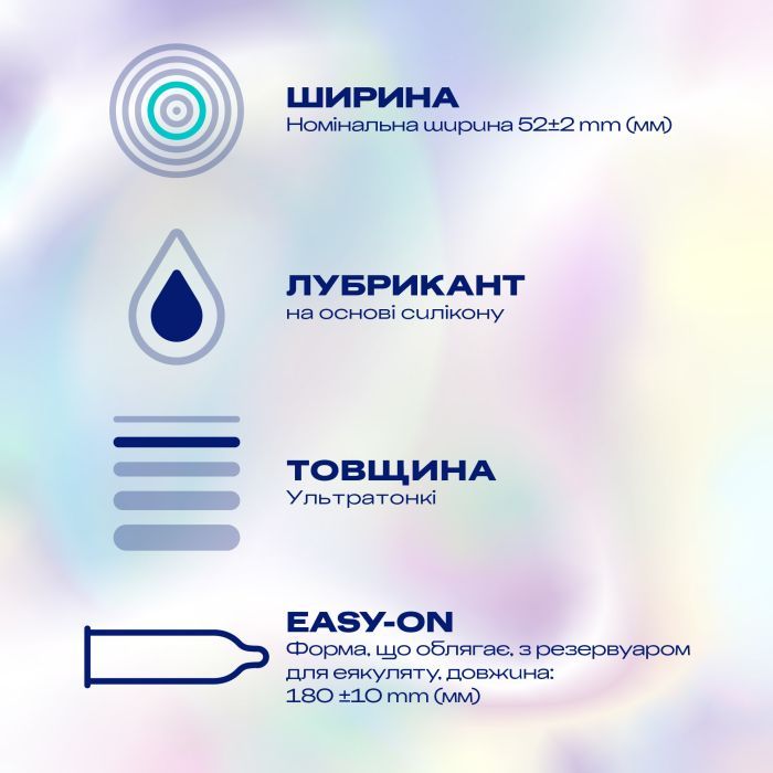 Презервативы Durex Invisible латексные с силиконовой смазкой ультратонкие 12 шт (5052197049619) изображение 2