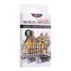 Художественный маркер Santi набор двусторонних sketch Urban 6 шт (390548)