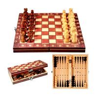 Настольная игра Voltronic Chess Checkers Backgammon 3 в 1 (шахматы, шашки, нарды) (W7703) изображение 2
