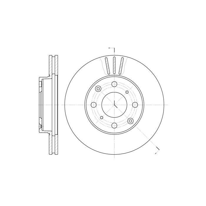 Тормозной диск REMSA 6108.10