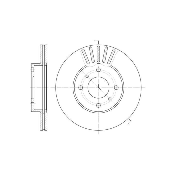 Тормозной диск REMSA 6179.10