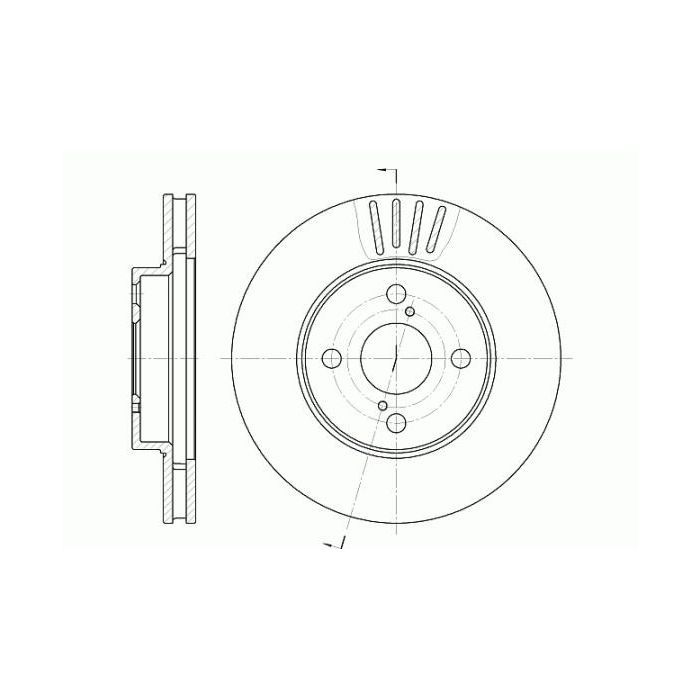 Тормозной диск REMSA 6742.10