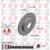 Тормозной диск ZIMMERMANN 540.5306.20
