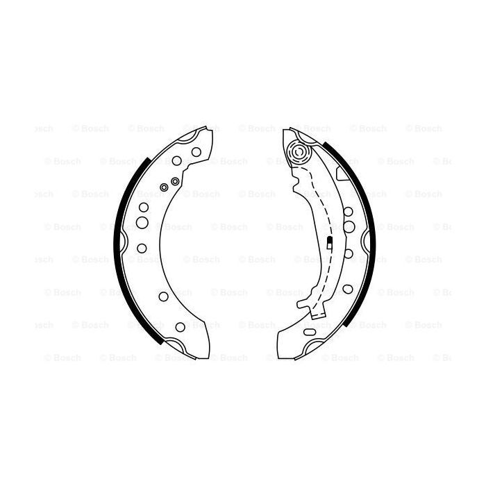 Гальмівні колодки Bosch 0 986 487 746 зображення 5