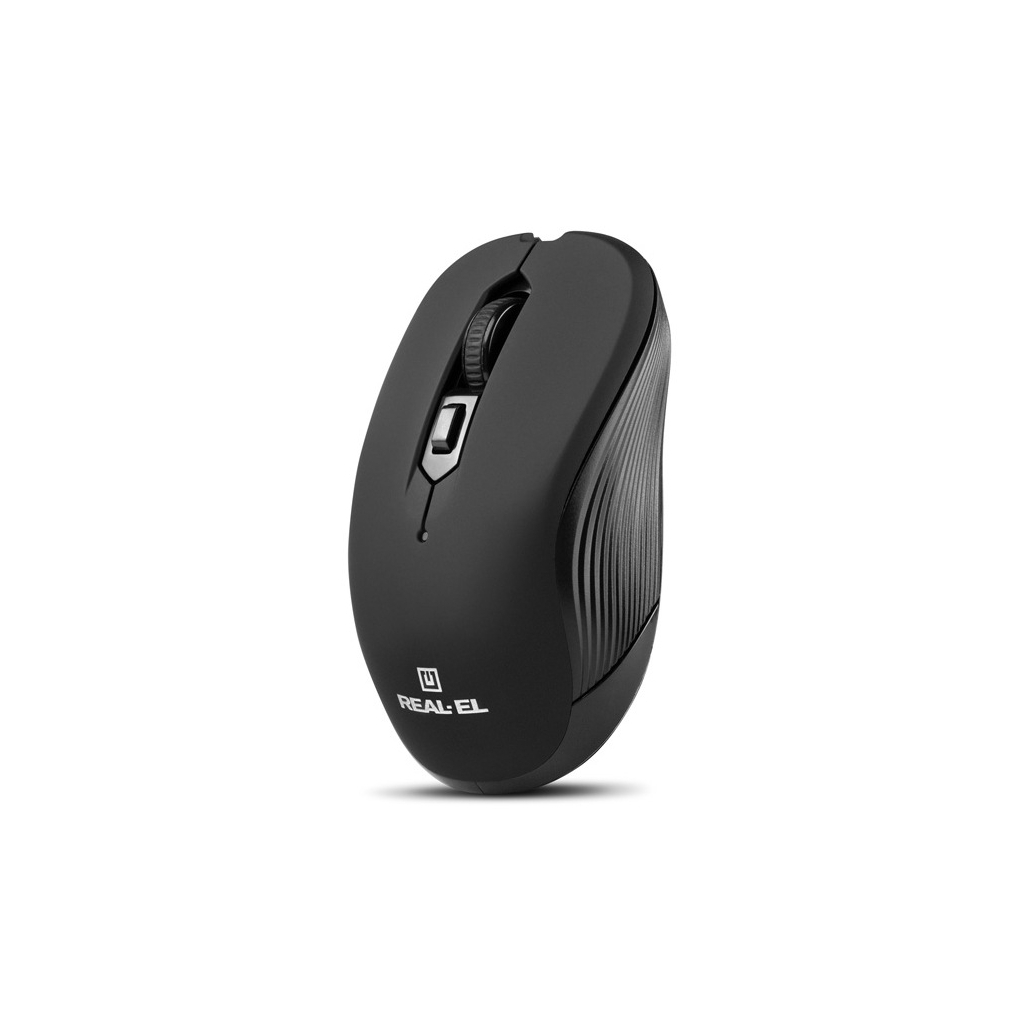 Мышка REAL-EL RM-330 Wireless Black изображение 6