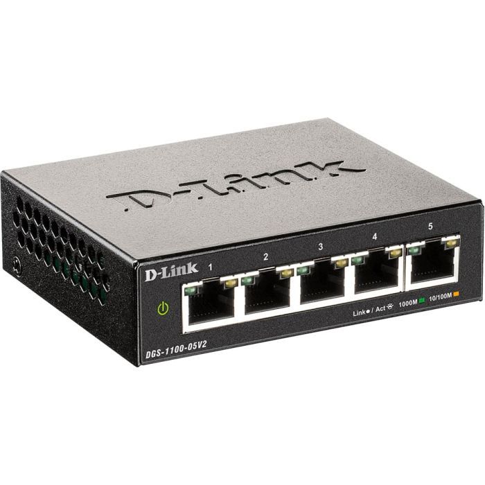 Комутатор мережевий D-Link DGS-1100-05V2 зображення 2