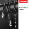 Дата кабель USB-C to USB-C 1.0m PD Fast Charging 65W 3А grey ColorWay (CW-CBPDCC040-GR) изображение 2
