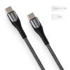 Дата кабель USB-C to USB-C 1.0m PD Fast Charging 65W 3А grey ColorWay (CW-CBPDCC040-GR) зображення 2