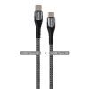 Дата кабель USB-C to USB-C 1.0m PD Fast Charging 65W 3А grey ColorWay (CW-CBPDCC040-GR) зображення 8