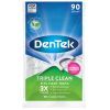 Флосс-зубочистки DenTek Тройное очищение 90 шт. (047701000816)