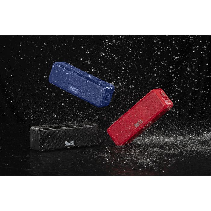 Акустична система 2E SoundXBlock TWS MP3 Wireless Waterproof Red (2E-BSSXBWRD) зображення 2