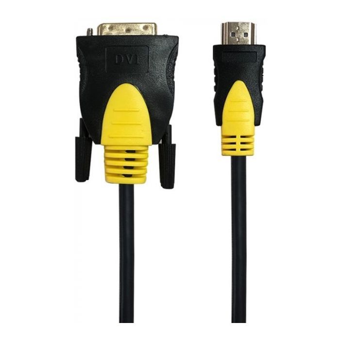Кабель мультимедійний HDMI to DVI 1.8m 2-side V1.3 19-pin Maxxter (CCBP-HDMI-DVI-1.8)