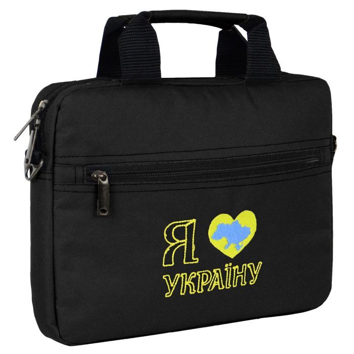Сумка для ноутбука Porto 12'' PN12 LoveUkraine Black (PN12BK_LoveUkr) изображение 2