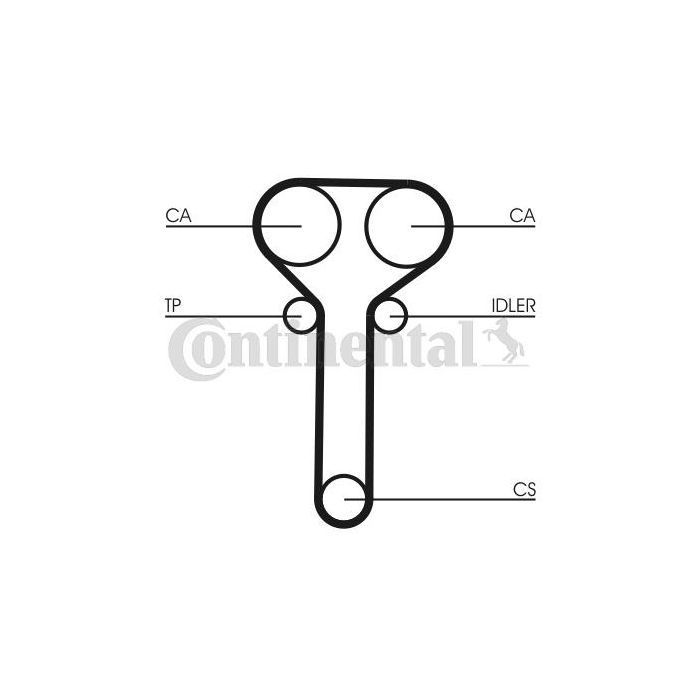 Ремень ГРМ CONTITECH CT978 изображение 2
