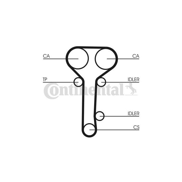 Ремень ГРМ CONTITECH CT978 изображение 3