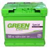 Аккумулятор автомобильный GREEN POWER 50Аh (000022354)