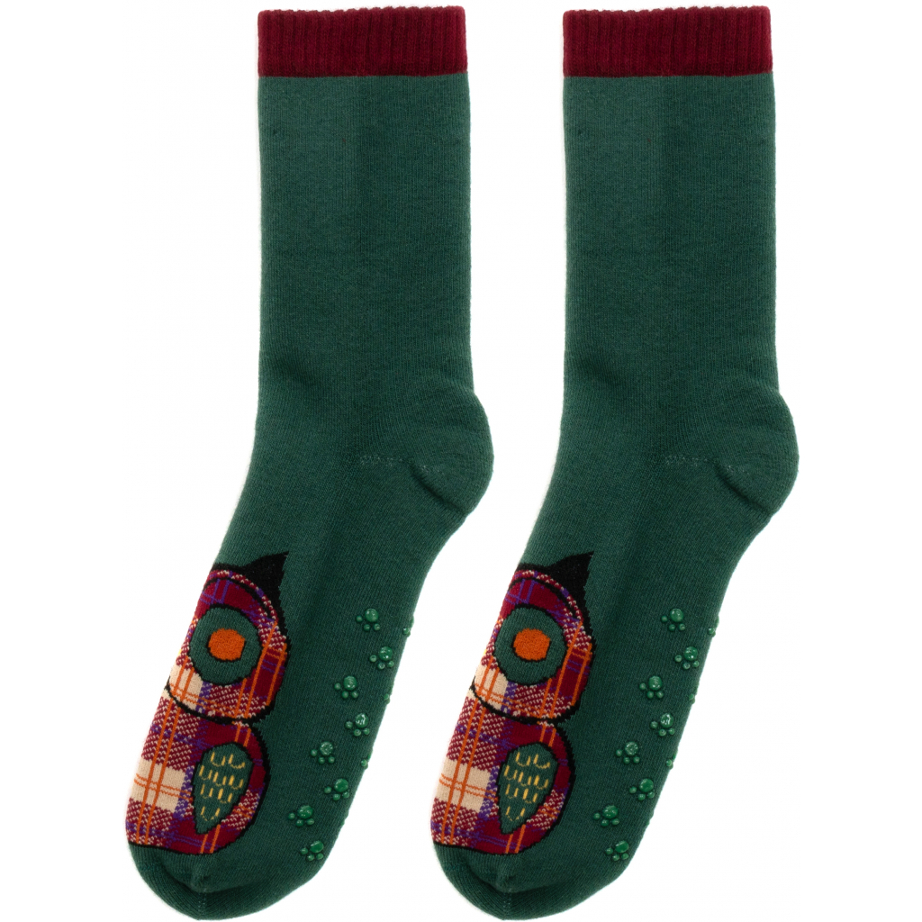 Носки детские Bross махровые с совой (21402-5-green)