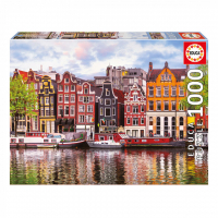 Фото - Пазли й мозаїки Educa Пазл  Танцюючі будинки, Амстердам 1000 елементів  6336981 (6336981)