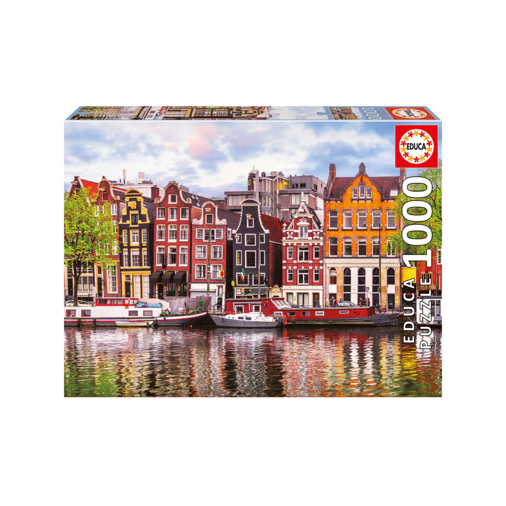 Пазл Educa Танцюючі будинки, Амстердам 1000 елементів (6336981)