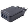 Зарядний пристрій Maxxter 1USB-A + 2USB-C (PD 65W+PD 18W + QC 3.0) (WC-PD65W-01) зображення 2