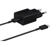 Зарядний пристрій Samsung 15W Power Adapter (w C to C Cable) Black (EP-T1510XBEGRU) зображення 2
