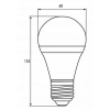 Лампочка EUROELECTRIC LED А60 12W E27 4000K 220V (LED-A60-12274(EE)) изображение 3