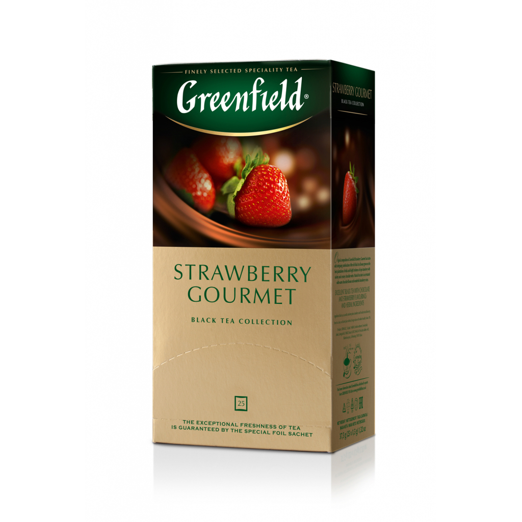 Чай Greenfield Strawberry Gourmet 25шт (gf.106037)