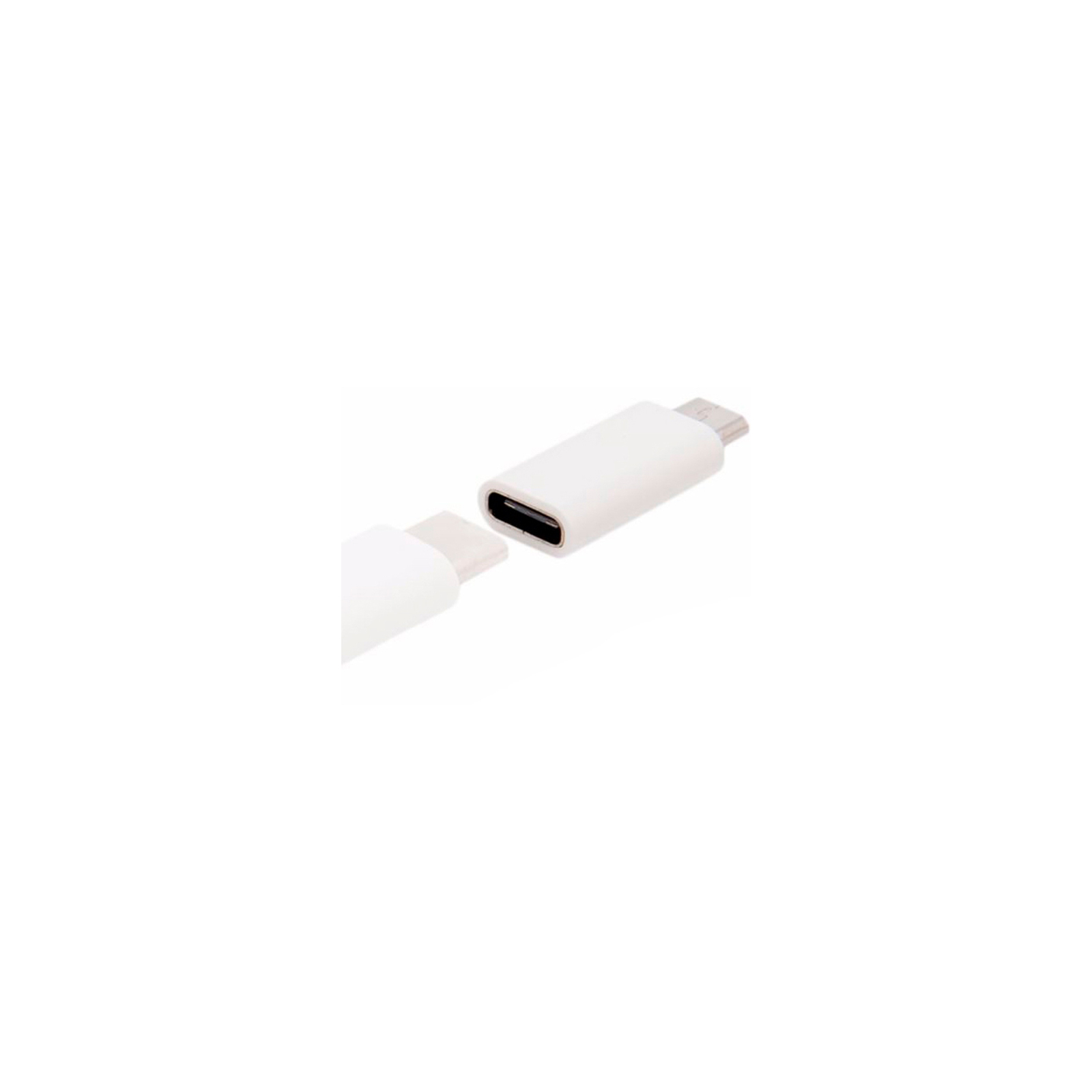 Переходник Lapara Micro USB Male to USB 3.1 Type-C Female white (LA-MaleMicroUSB-TypeC-Female white) изображение 2