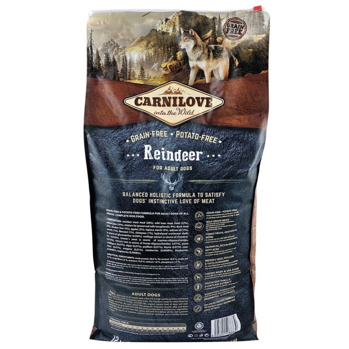 Сухой корм для собак Carnilove Adult Raindeer 1.5 кг (8595602508891) изображение 2