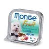Консервы для собак Monge DOG FRUIT ягнёнок с яблоком 100 г (8009470013222)