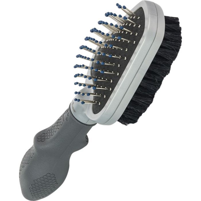 Фурминатор для животных FURminator Двухсторонняя щетка для собак и кошек 21 х 6.5 х 3.5 см (4048422141310) изображение 2