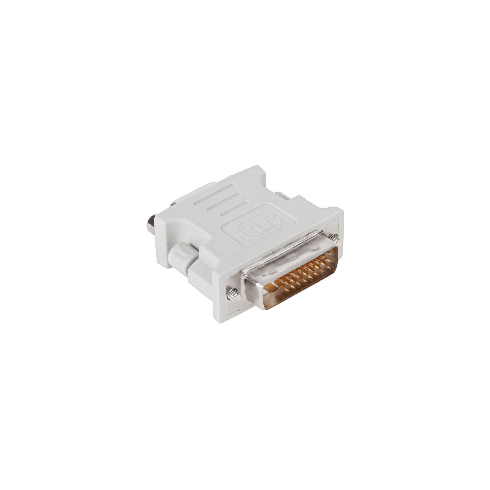 Перехідник DVI-D M to VGA F, white PowerPlant (CA910298)