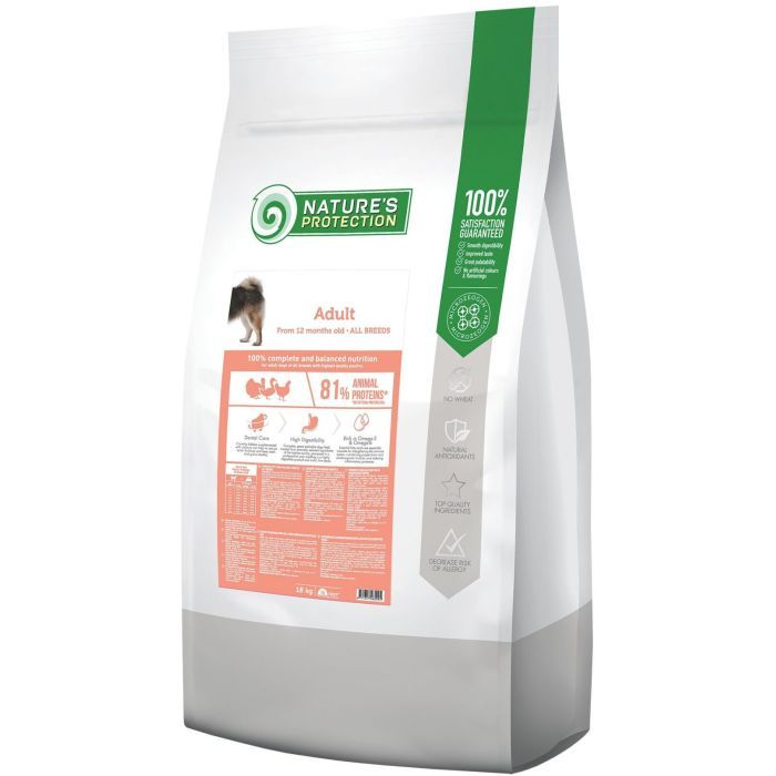 Сухой корм для собак Nature's Protection Adult All Breeds 18 кг (NPB46029)