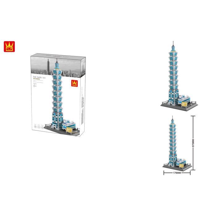 Конструктор Wange Тайбей 101 , Тайвань, Китай (WNG-Taipei-101) зображення 2