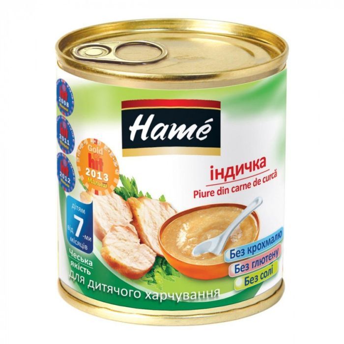 Детское пюре Hame индейка 100 г (8595139726133)