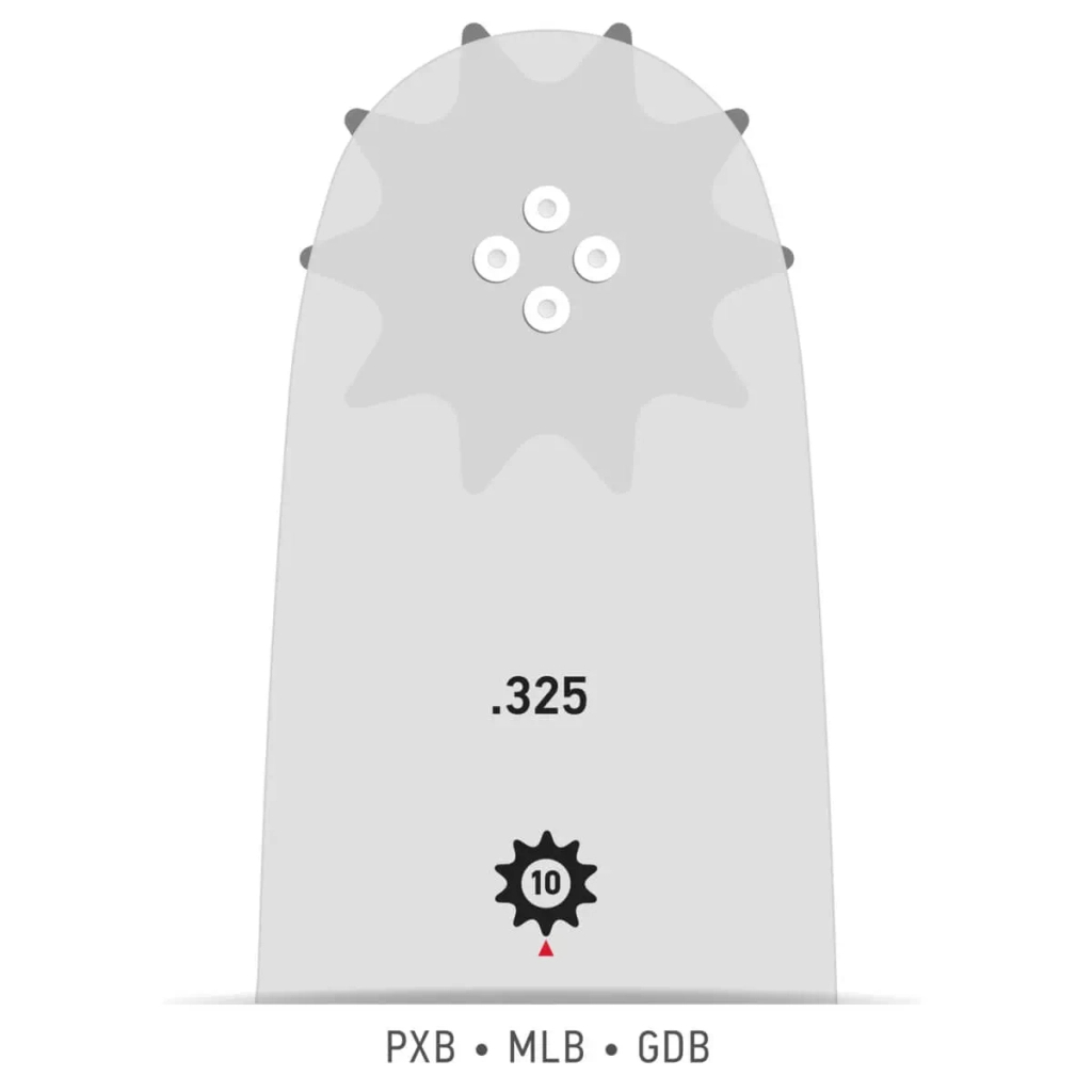 Шина для цепной пилы Oregon 0.325'', 1.3 мм 16''/40 см (160MLBK041) изображение 2