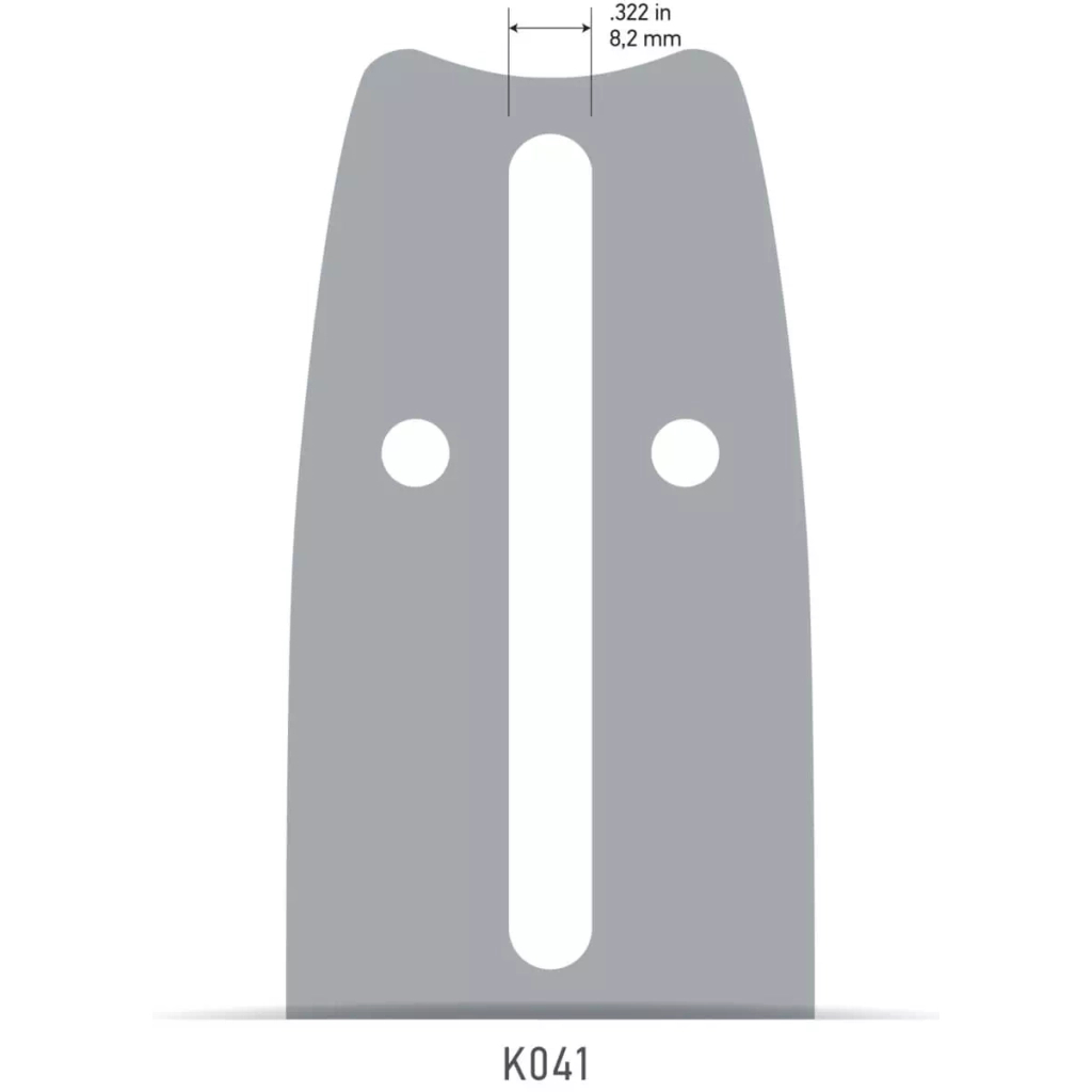 Шина для ланцюгової пили Oregon 0.325'', 1.3 мм 16''/40 см (160MLBK041) зображення 3