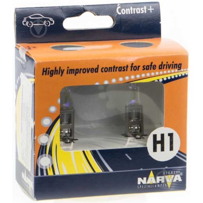 Автолампа Narva Contrast+ H1 48520 (000088) зображення 2