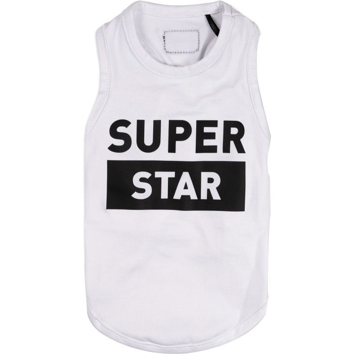 Борцовка для животных Pet Fashion "Superstar" XS белая (4823082421824)