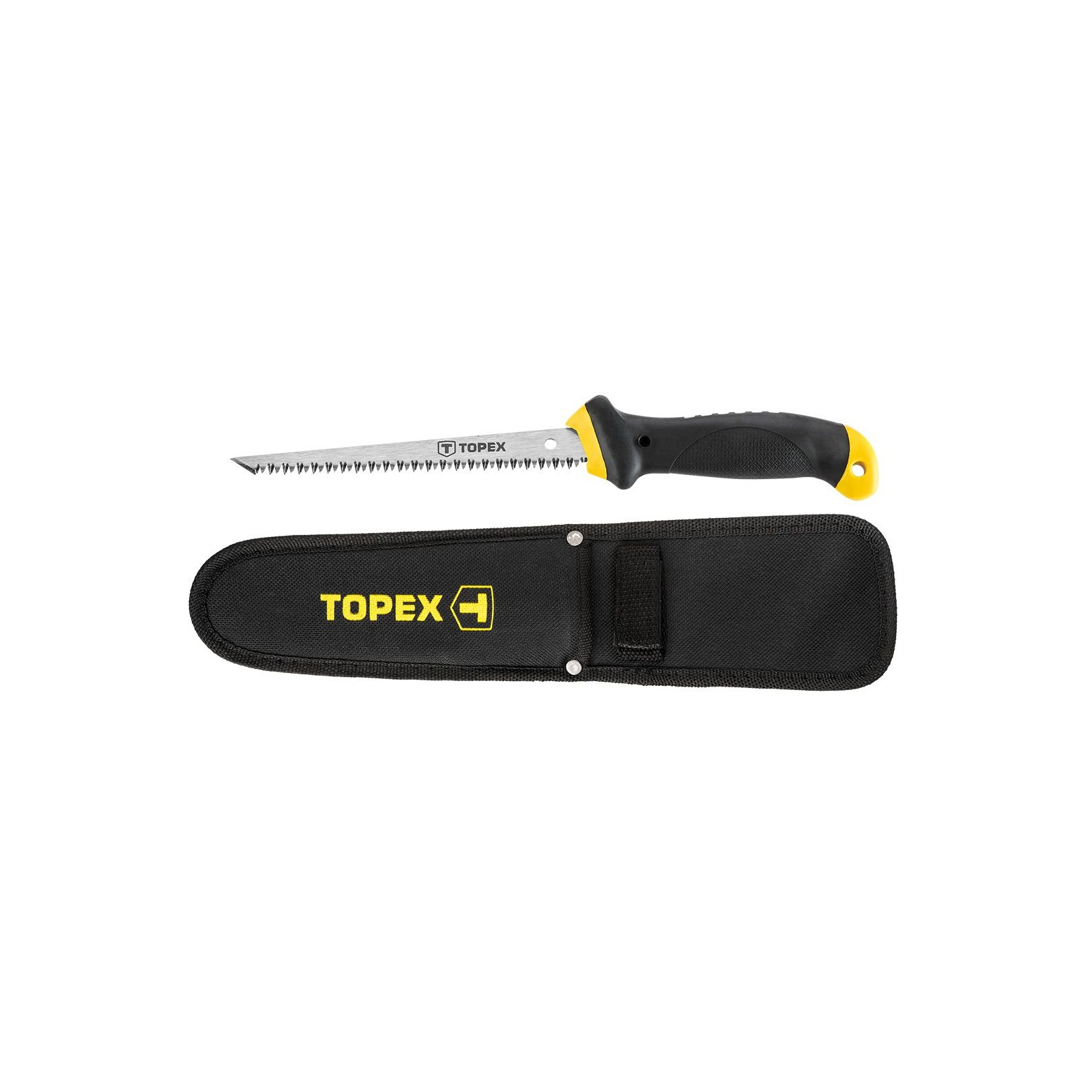 Ножовка Topex по гипсокартону, держатель пластмасса, 8TPI, лезвие 150 мм, (10A717P)