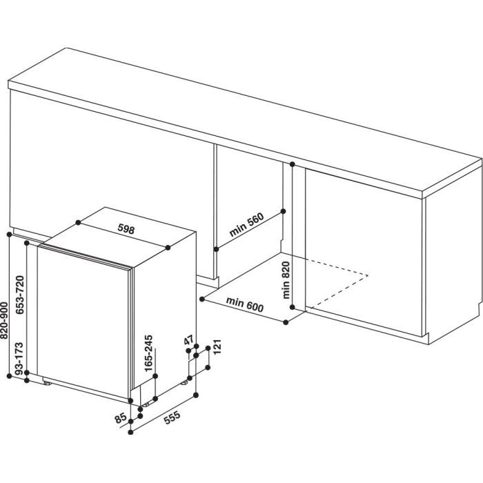 Посудомийна машина Hotpoint-Ariston HI5010C зображення 4