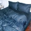 Постельное белье MirSon SatinStripe 30-0021DarkBlue 143х210 Полуторный (2200005255742) изображение 2