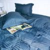 Постельное белье MirSon SatinStripe 30-0021DarkBlue 143х210 Полуторный (2200005255742) изображение 3
