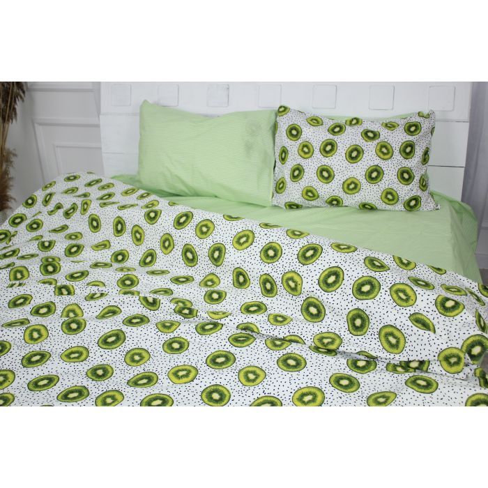 Постільна білизна MirSon Бязь 17-0523 Kiwi King Size (2200003660623) зображення 3