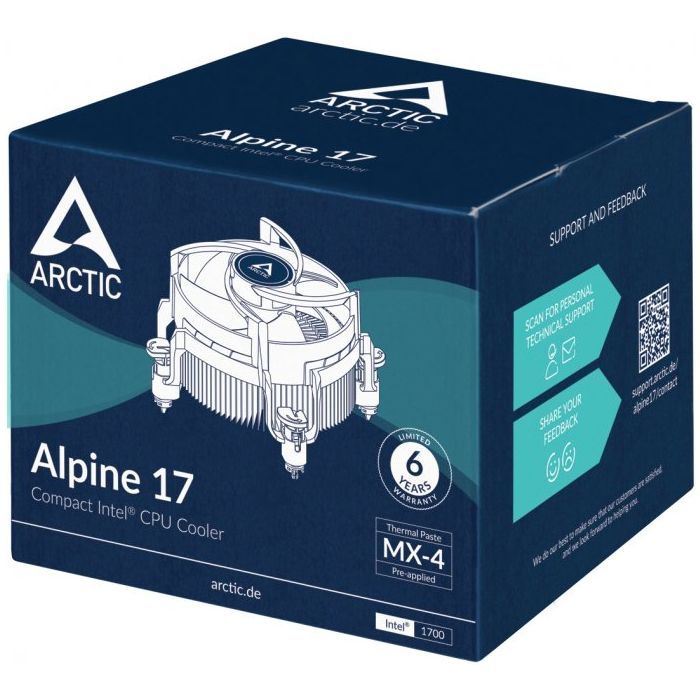 Кулер для процессора Arctic Alpine 17 (ACALP00040A) изображение 7